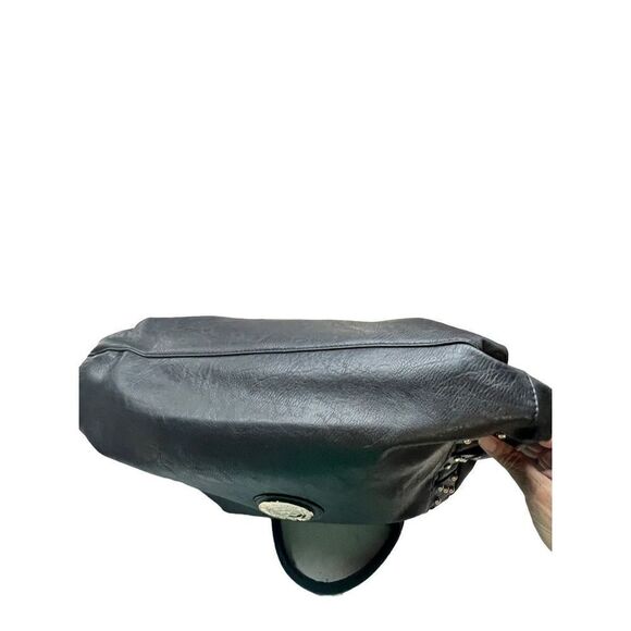 No Brand satchel bag* Black/ Gold￼/ sequence * Grained Bag NWT - Picture 11 of 11